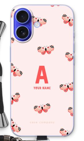 Rosy Butterflies Monogram