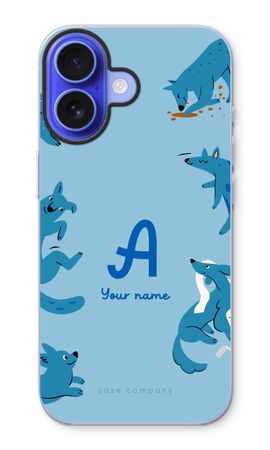 Playful Dogs Monogram