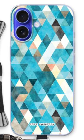 Coloured triangles blue