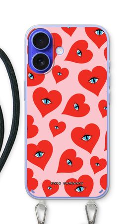 Red heart eyes