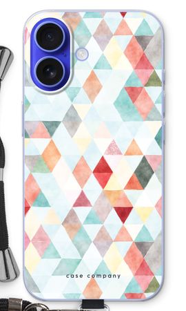 Coloured triangles pastel