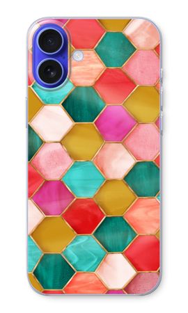 Hexagons in stained glass