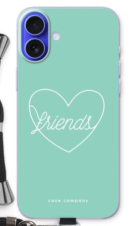 Friends heart pastel