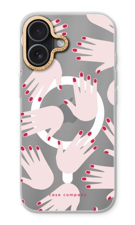 Hands pink