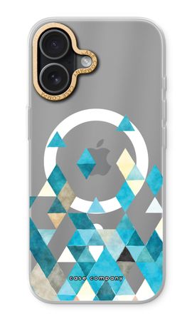 Coloured triangles blue