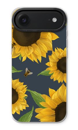 Sunflower and bees