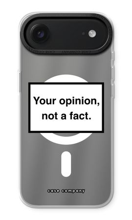 Your opinion