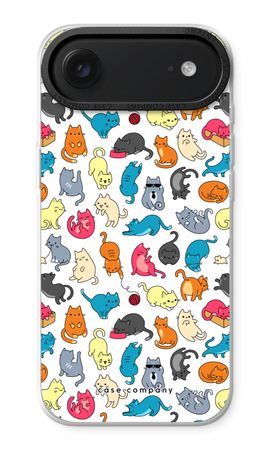Colourful cats