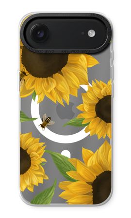 Sunflower and bees