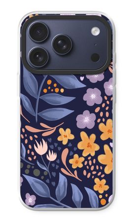 Flowers with blue leaves