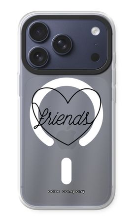 Friends heart black