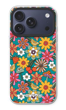 Retro Flowers N°2 - Blue