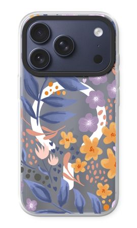 Flowers with blue leaves