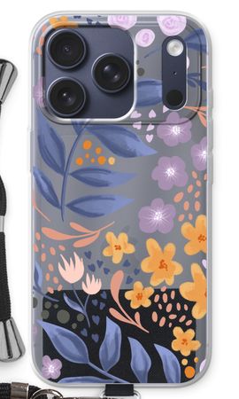 Flowers with blue leaves