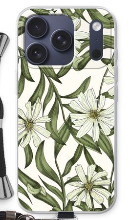 White flower pattern