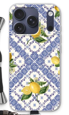 Blue tiles and lemons