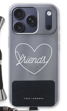 Friends heart pastel