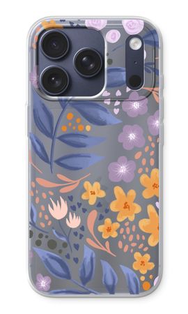 Flowers with blue leaves