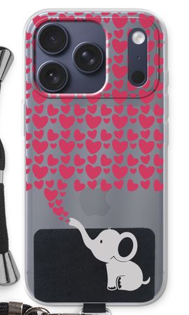 Éléphant et cœurs