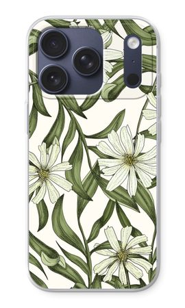 White flower pattern