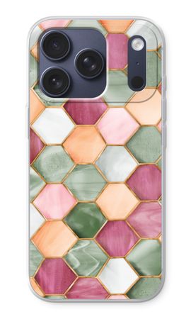 Hexagons in stained glass