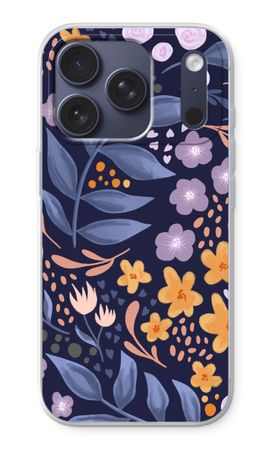 Flowers with blue leaves