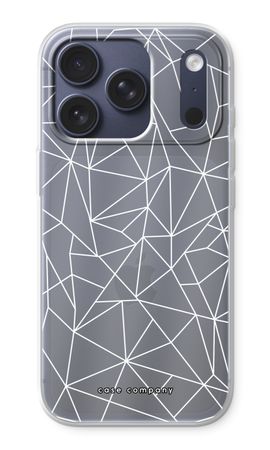 Geometric lines white