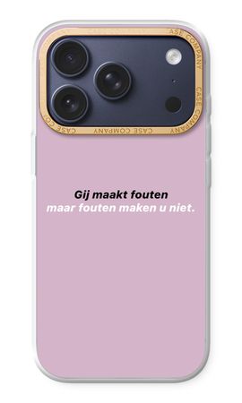 Fouten maken u niet