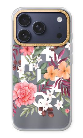 Hello in flowers