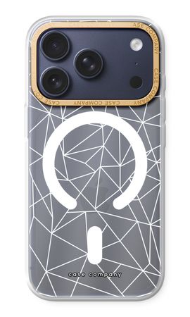 Weiße geometrische Linien