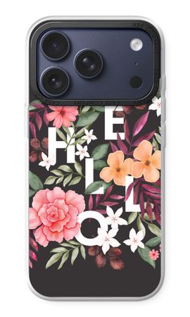 Hello in flowers