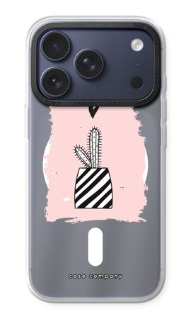 Black and white cactus