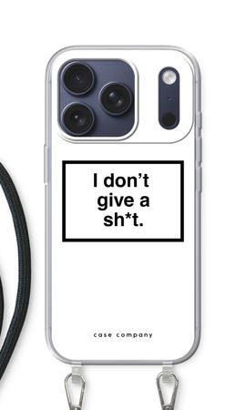 Don't give a shit