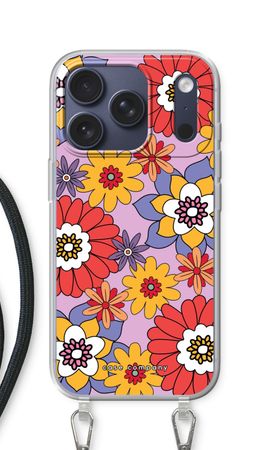 Retro Flowers - Purple