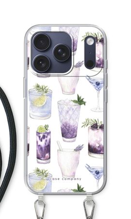 Violet cocktails