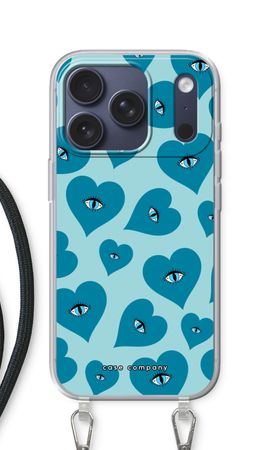 Blue heart eyes