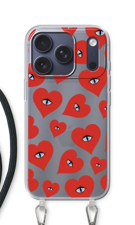 Red heart eyes