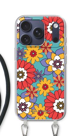 Retro Flowers - Blue