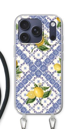Blue tiles and lemons