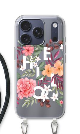 Hello in flowers