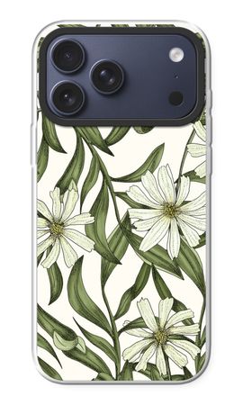 White flower pattern