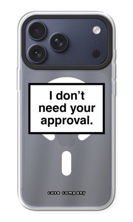 Don't need approval