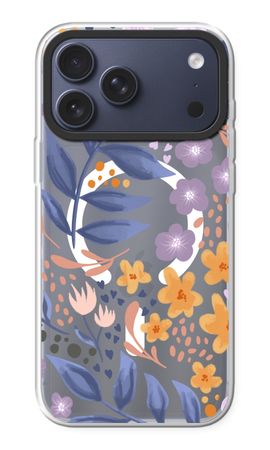 Flowers with blue leaves