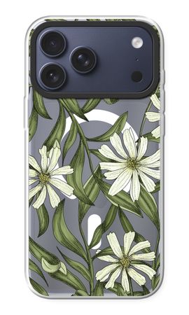 White flower pattern