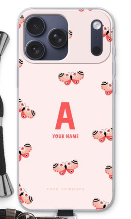 Rosy Butterflies Monogram