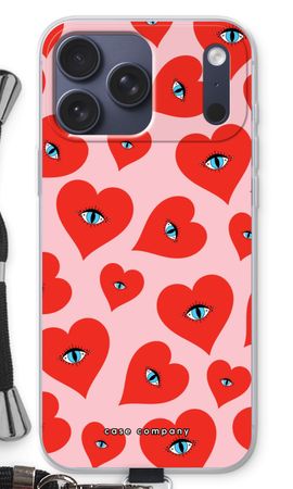Red heart eyes