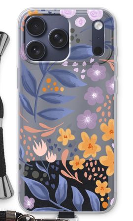 Flowers with blue leaves