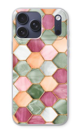 Hexagons in stained glass