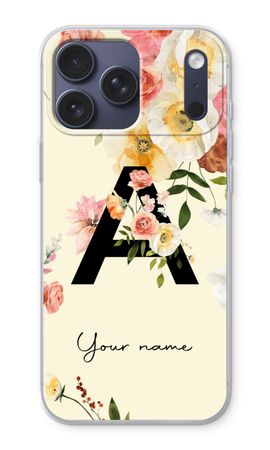 Flirty Flowers Monogram