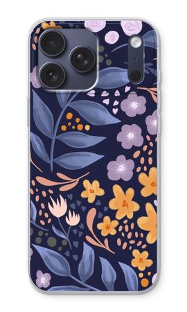 Flowers with blue leaves